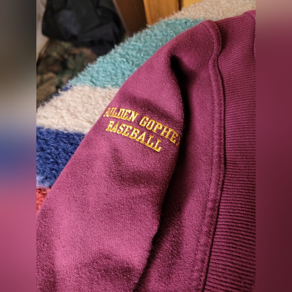 Nike Team Minnesota Golden Gophers Sweatshirt Mens XL 1/4 Zip NCAA - Picture 4 of 8